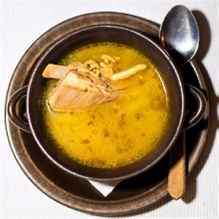 Суп из баранины со стручковой фасолью