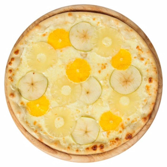 Пицца фруктовая с сыром