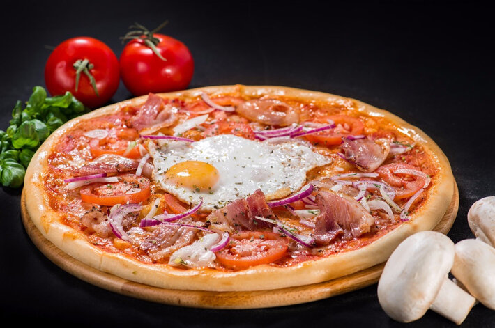 Пицца «Палермо» на толстом тесте