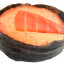 Гункан-маки с лососем