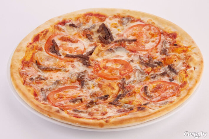 Пицца «Мясная» (на пышном тесте)