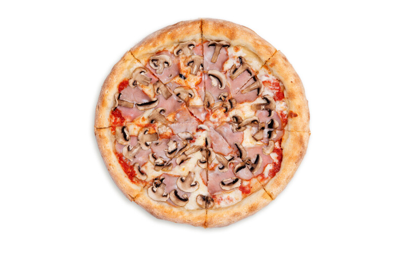 Пицца «Грибы и ветчина»