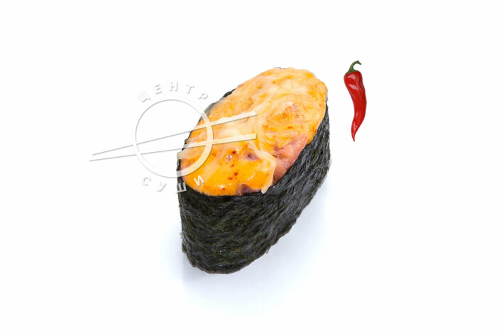 Запечённые суши с лососем