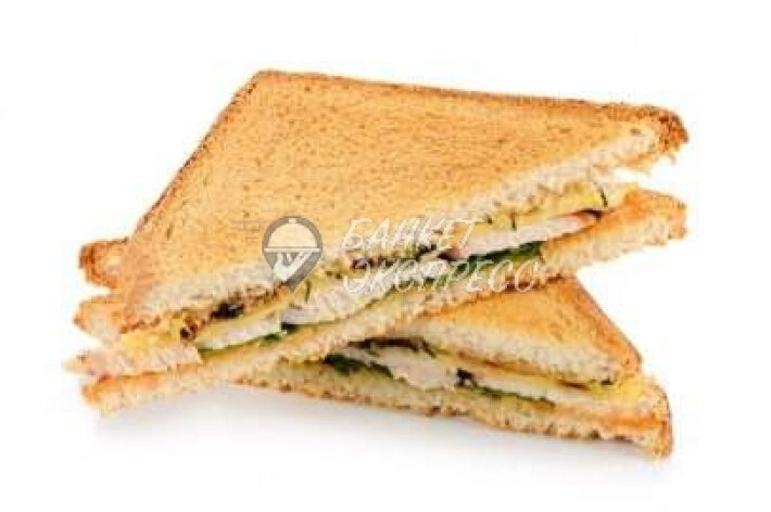 Сэндвич-тост с копчённой курицей
