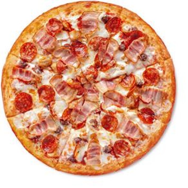 Пицца «Супермясная» на тонком тесте