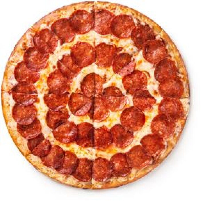Пицца «Двойная пеперони» на тонком тесте