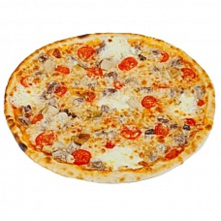 Пицца с говядиной, боровиками и сыром «Маскарпоне»