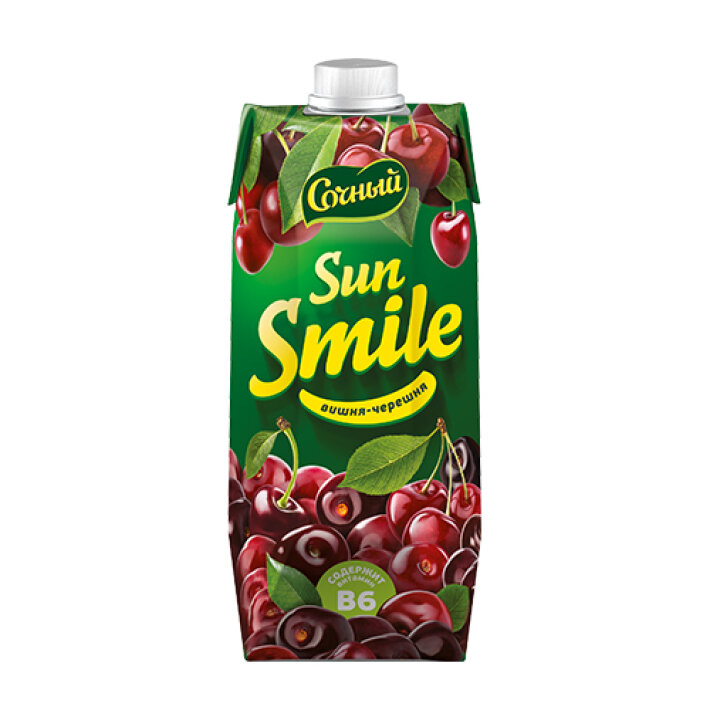 Сок Sun Smile «Вишня-черешня»
