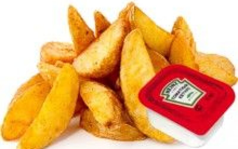 Картофельные дольки + соус сырный