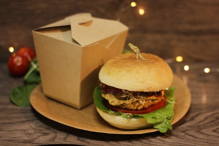 Бургер box «Стандарт-веган»