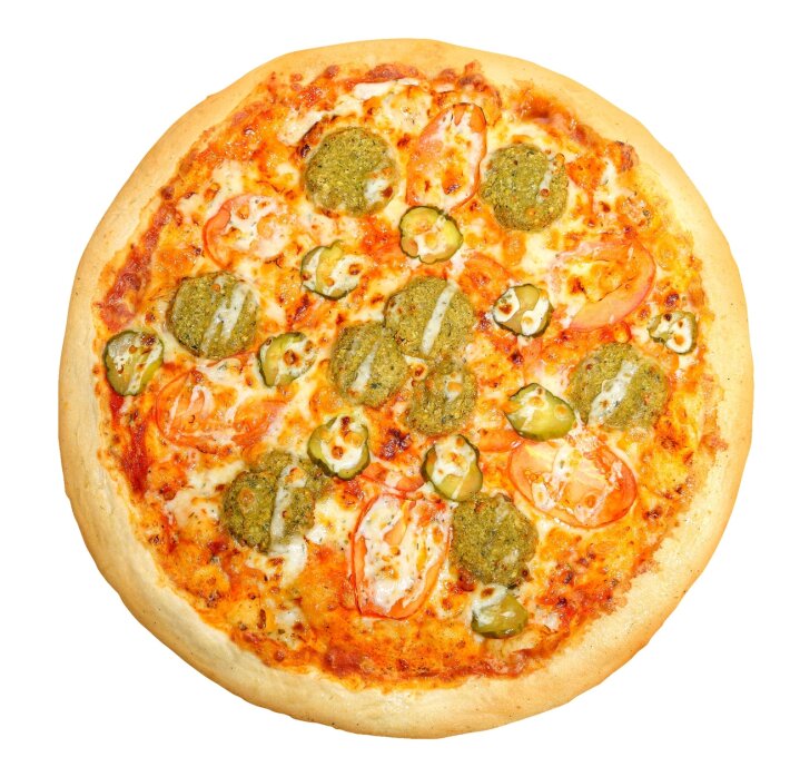 Пицца «Чесночная» с фалафелем