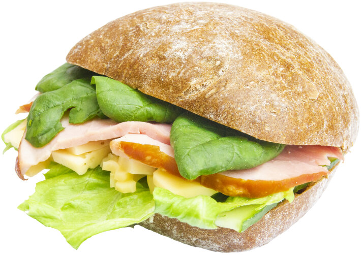 Сэндвич с ветчиной и сыром «Маасдам»