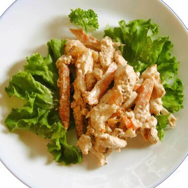 Бефстроганов из филе птицы