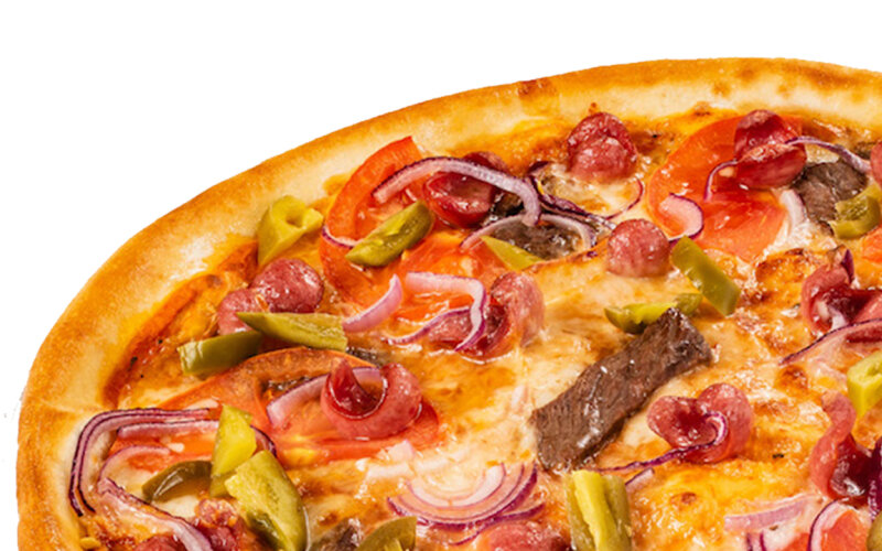 Пицца «Мексиканская» на пышном тесте