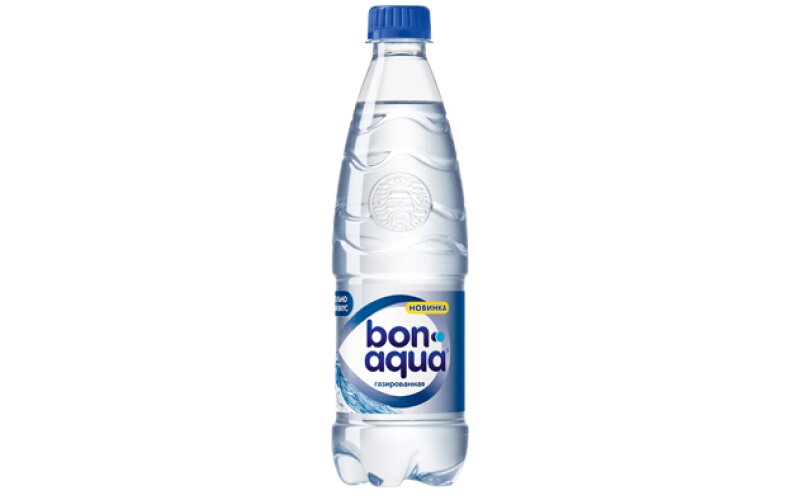 Вода BonAqua сильно газированная