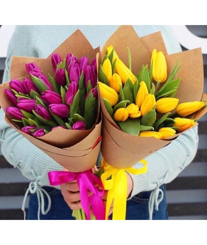 Букет тюльпанов «Искренняя улыбка»