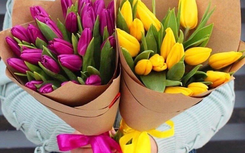 Букет тюльпанов «Искренняя улыбка»