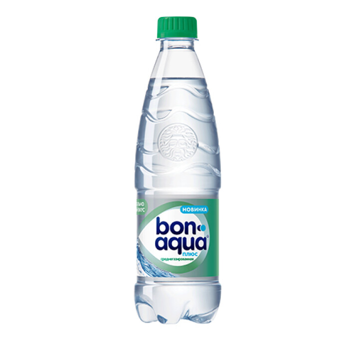Питьевая вода «BonAqua» среднегазированная
