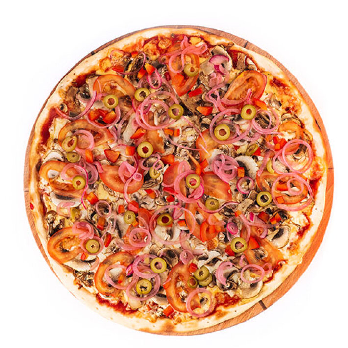 Пицца «Овощная» с сырным бортом