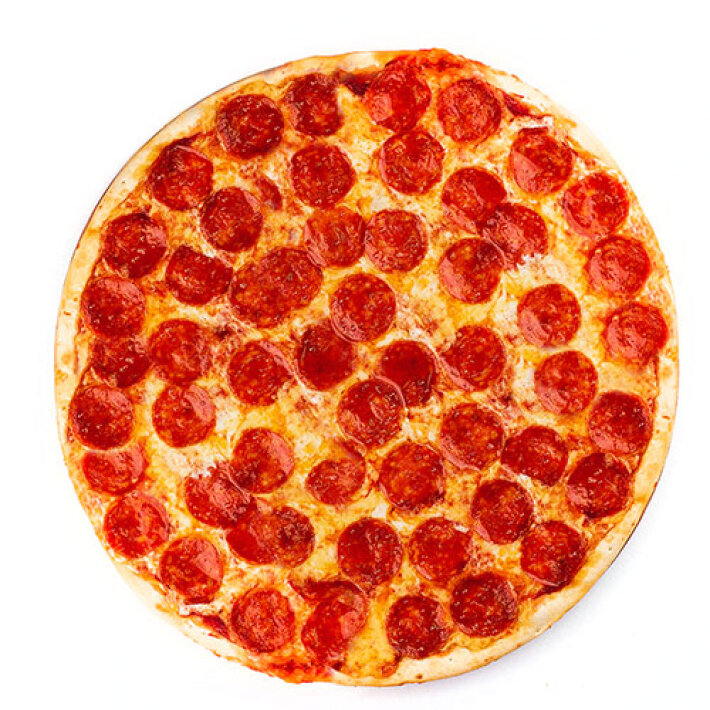 Пицца «Пеперони» с сырным бортом
