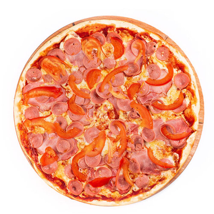 Пицца «Студенческая» с сырным бортом