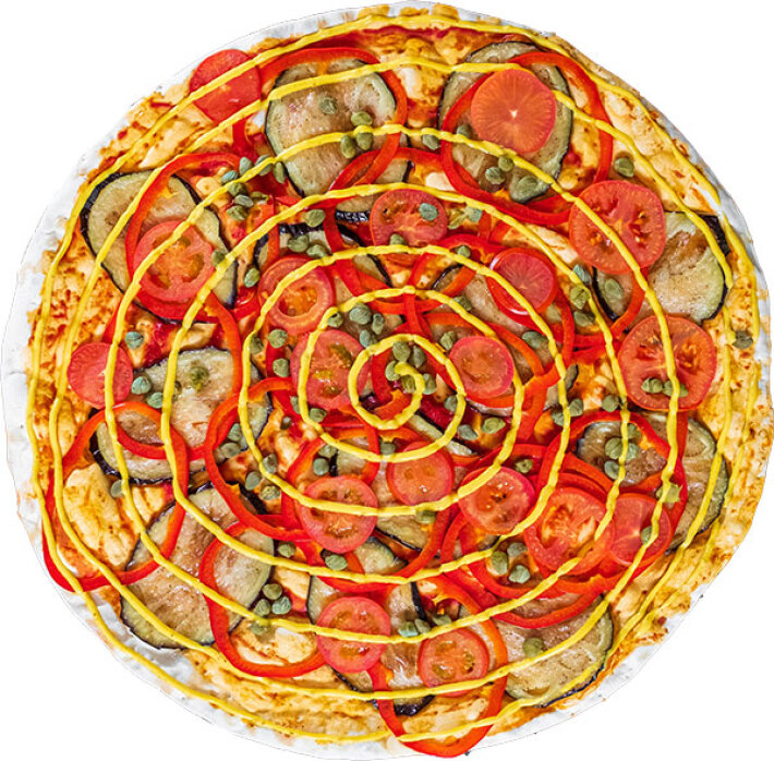 Пицца «Баклажан и каперсы»