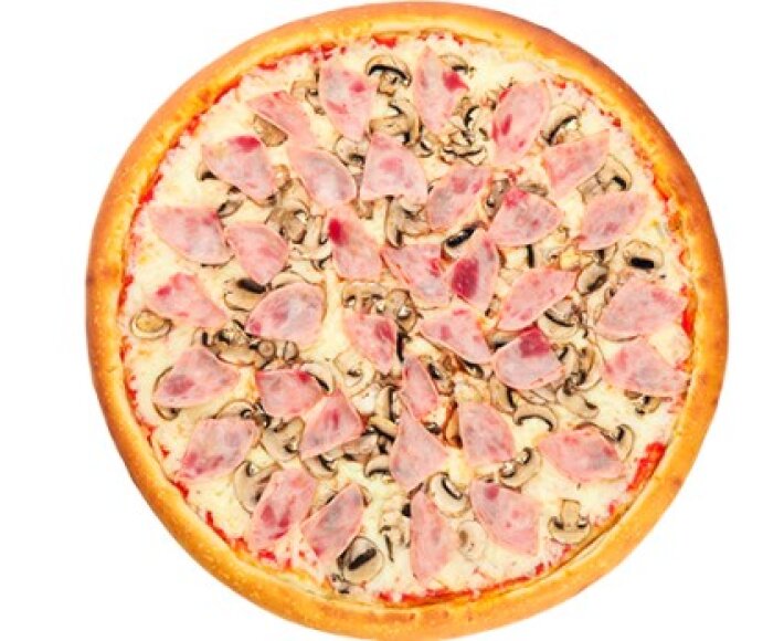 Пицца «Прошутто фунги» на пышном тесте