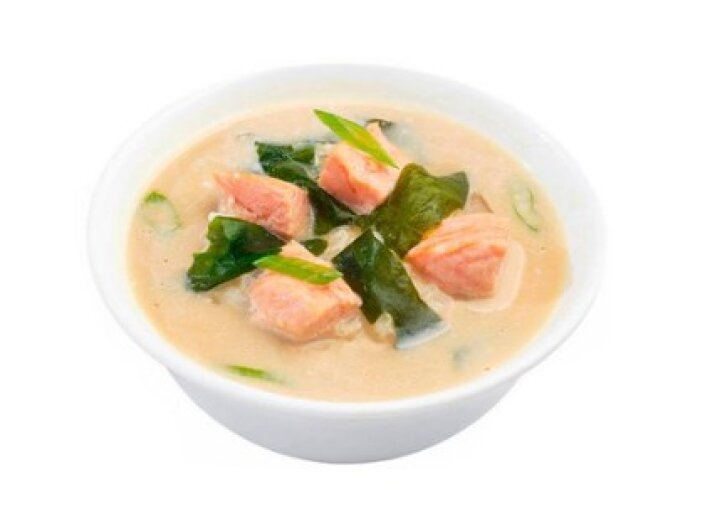 Суп сливочный с лососем