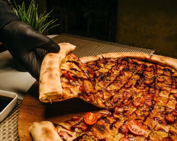 Пицца «Баварская» с перчиком мега размер
