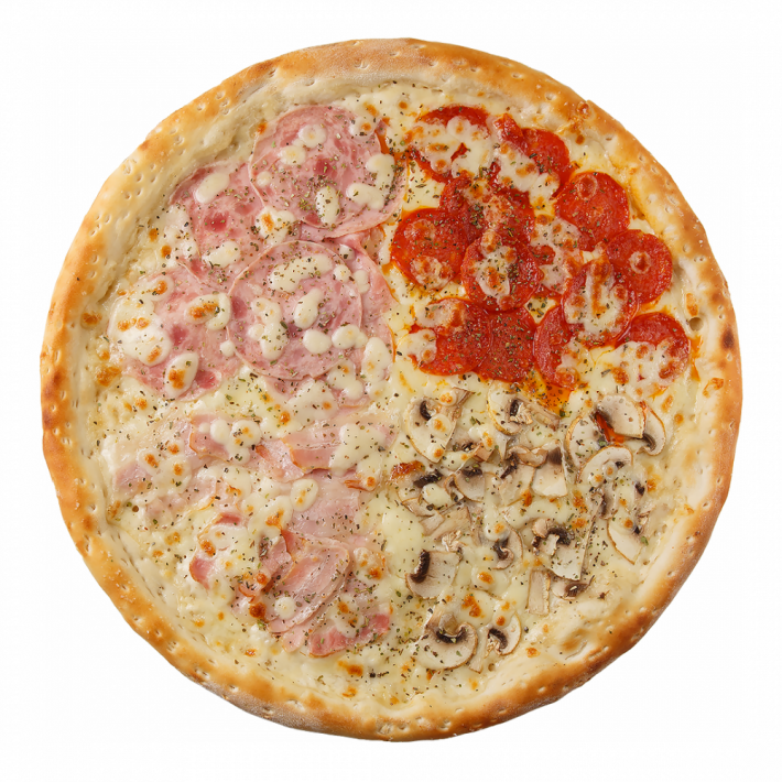 Пицца «Пати-микс» на сырном соусе