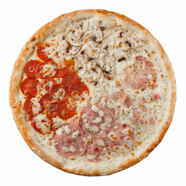 Пицца «Пати-микс» на грибном соусе