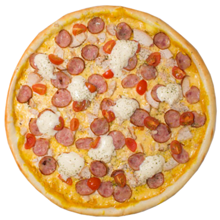 Пицца «Колбаски карри»