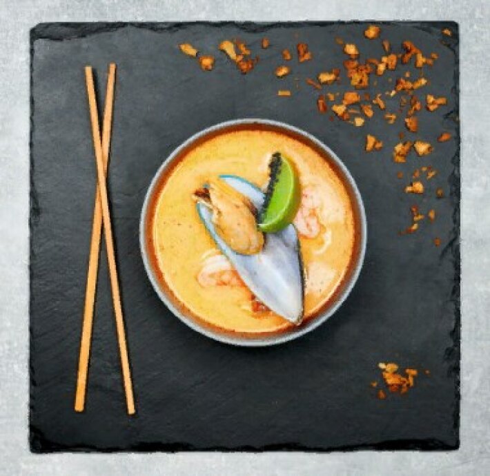 Суп «Том Ям» острый с морепродуктами