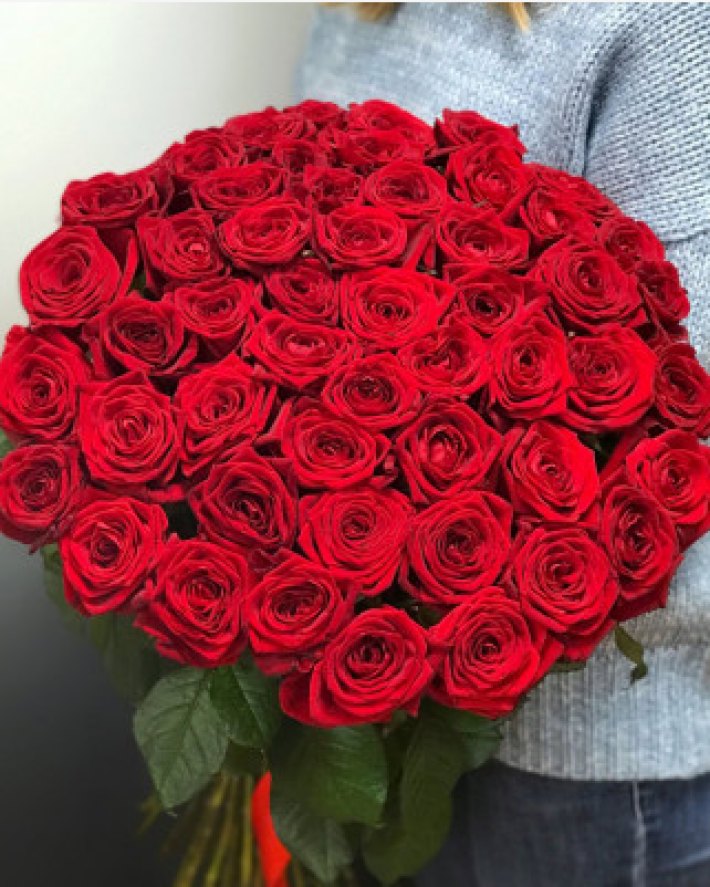 Букет из 51 красной розы №159
