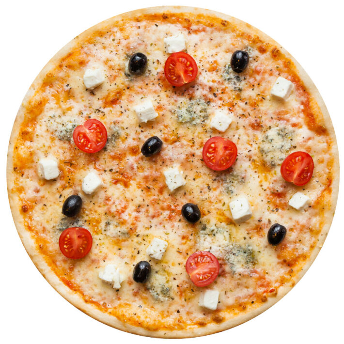 Пицца «Палитра сыров» с пышным краем