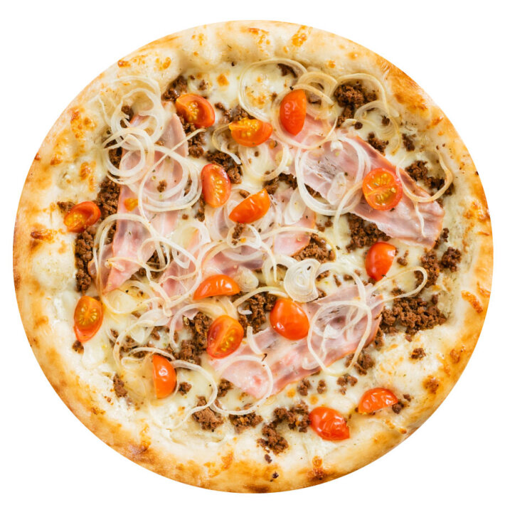 Пицца «Болоньезе» с пышным краем