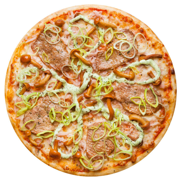Пицца «Флорентийская» с пышным краем