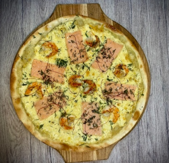 Пицца «Фрутти ди маре» (с морепродуктами)