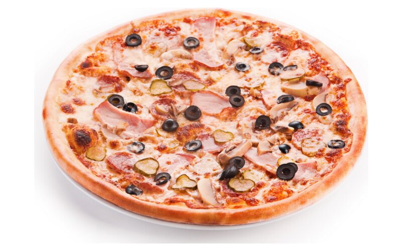 Пицца «Пикантная» на пышном тесте