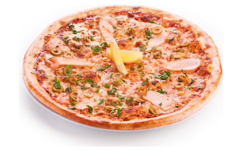 Пицца «Маринаре» на пышном тесте