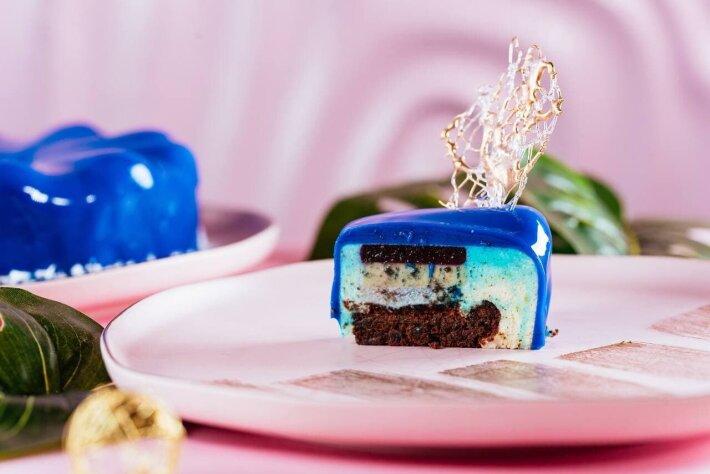 Десерт «Синяя королева»