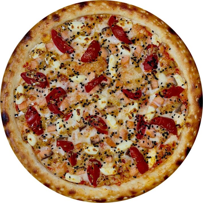 Пицца «Копченный лосось»