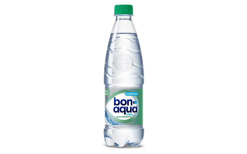 Вода «Бонаква» среднегазированная