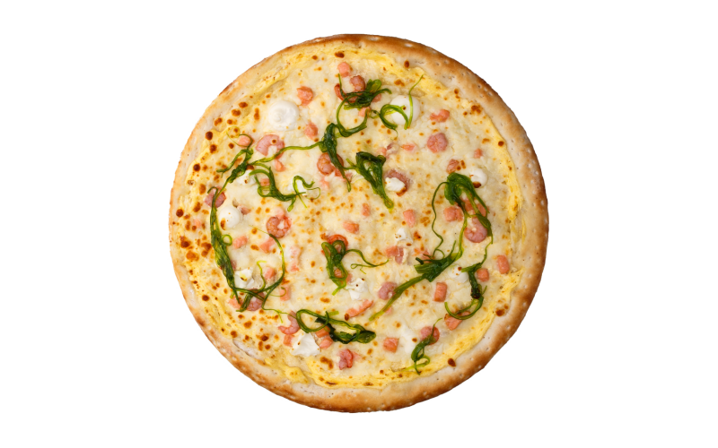 Пицца «Лосось с креветкой»