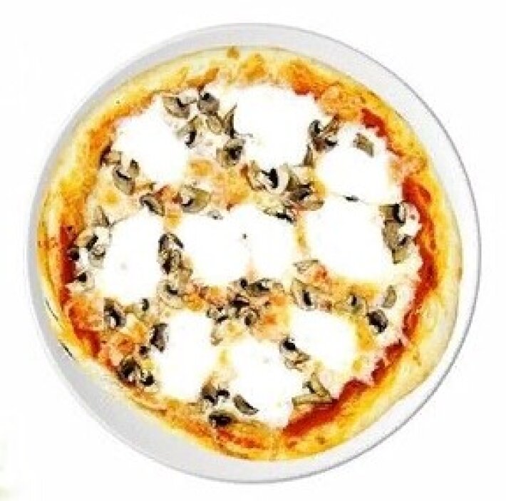 Пицца «Сливочная» с грибами