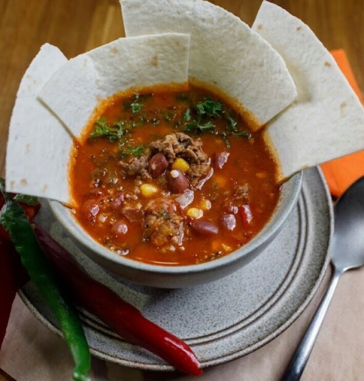 Мексиканский густой суп