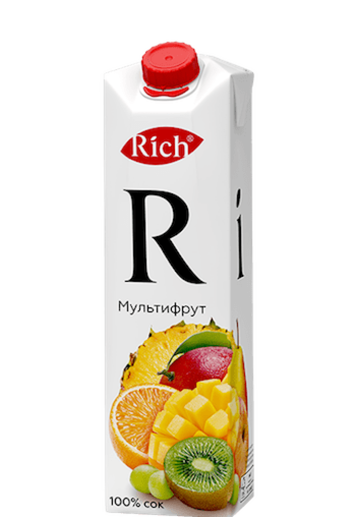 Rich сок из смеси фруктов «Мультифрут» 1л