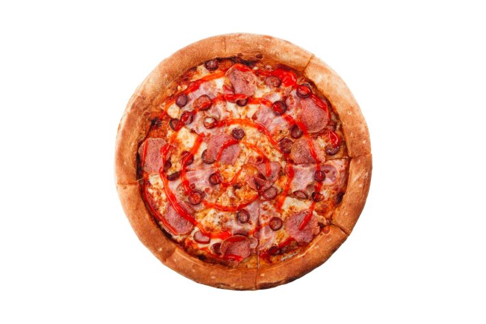 Пицца «мясо и перчик»