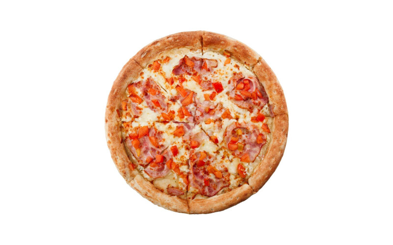 Пицца «чесночная с беконом»