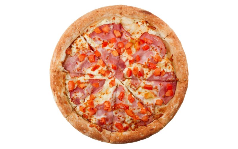 Пицца «чесночная с ветчиной»